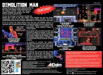 Demolition Man (Europe) box cover back